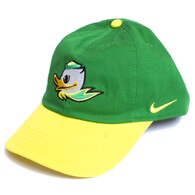 Fighting Duck, Nike, Green, Curved Bill, Accessories, Youth, Campus, Adjustable, Hat, 722585